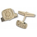 Men's Cushion Style Cufflinks